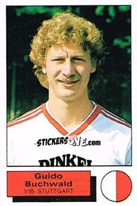 Sticker Guido Buchwald - German Football Bundesliga 1985-1986 n. 282 - Panini