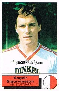 Sticker Asgeir Sigurvinsson - German Football Bundesliga 1985-1986 n. 285 - Panini