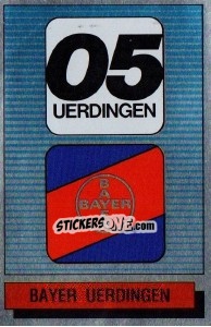 Cromo Badge - German Football Bundesliga 1985-1986 - Panini