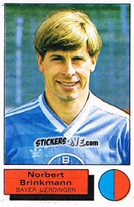 Figurina Norbert Brinkmann - German Football Bundesliga 1985-1986 - Panini