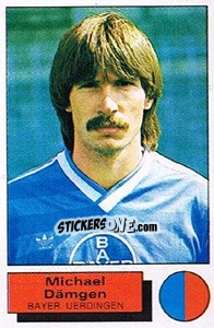 Sticker Michael Gamgen - German Football Bundesliga 1985-1986 - Panini