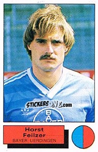 Cromo Horst Feilzer - German Football Bundesliga 1985-1986 - Panini