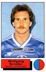 Figurina Wolfgang Schafer - German Football Bundesliga 1985-1986 - Panini