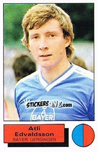 Sticker Atli Edvaldsson - German Football Bundesliga 1985-1986 - Panini