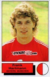 Figurina Frank Hartmann - German Football Bundesliga 1985-1986 - Panini