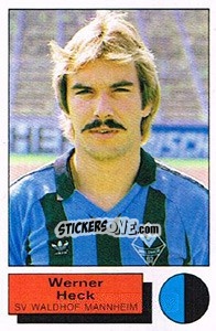 Cromo Werner Heck - German Football Bundesliga 1985-1986 - Panini