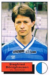 Cromo Siegfried Bonighausen - German Football Bundesliga 1985-1986 - Panini