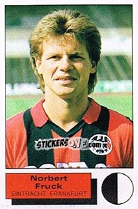 Figurina Norbert Fruck - German Football Bundesliga 1985-1986 - Panini