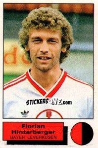 Cromo Florian Hinterberger - German Football Bundesliga 1985-1986 - Panini