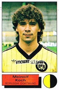 Cromo Meinolf Koch - German Football Bundesliga 1985-1986 - Panini