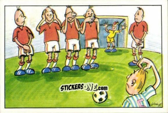 Cromo Cartoon - German Football Bundesliga 1985-1986 n. 326 - Panini
