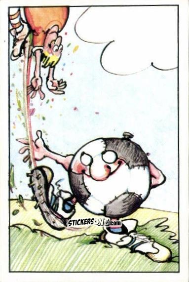 Cromo Cartoon - German Football Bundesliga 1985-1986 n. 333 - Panini