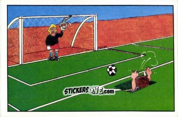 Cromo Cartoon - German Football Bundesliga 1985-1986 n. 337 - Panini