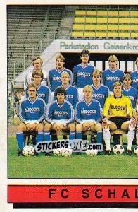 Sticker FC Schalke 04 - German Football Bundesliga 1985-1986 - Panini