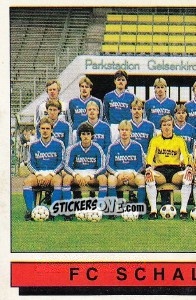 Sticker FC Schalke 04 - German Football Bundesliga 1985-1986 n. M11 - Panini