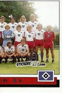 Sticker Hamburger SV - German Football Bundesliga 1985-1986 n. M14 - Panini