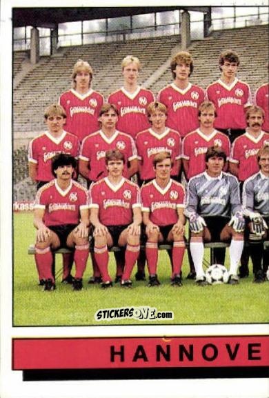 Cromo Hannover 96 - German Football Bundesliga 1985-1986 n. M15 - Panini