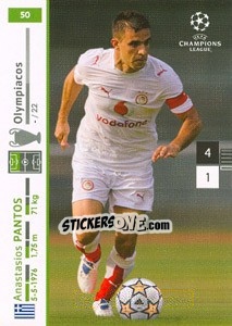Sticker Anastasios Pantos - UEFA Champions League 2007-2008. Trading Cards Game - Panini