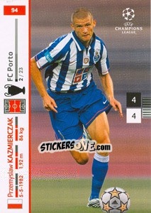 Cromo Przemyslaw Kazmierczak - UEFA Champions League 2007-2008. Trading Cards Game - Panini