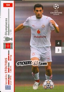 Figurina Ieroklis Stoltidis - UEFA Champions League 2007-2008. Trading Cards Game n. 104 - Panini