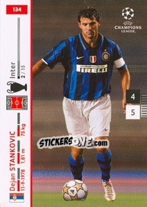 Figurina Dejan Stankovic - UEFA Champions League 2007-2008. Trading Cards Game - Panini