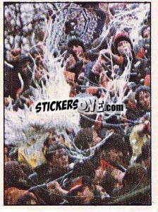 Sticker SV Bayer 04 Leverkusen Fans - German Football Bundesliga 1980-1981 - Panini