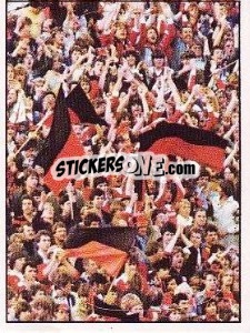 Sticker 1. FC Nürnberg Fans - German Football Bundesliga 1980-1981 - Panini