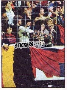 Sticker FC Bayer 05 Uerdingen Fans - German Football Bundesliga 1980-1981 - Panini