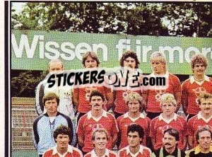 Sticker Mannschaft - German Football Bundesliga 1980-1981 - Panini