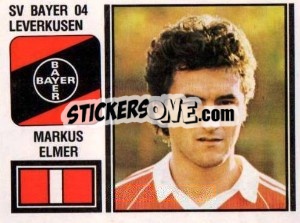 Sticker Markus Elmer - German Football Bundesliga 1980-1981 - Panini