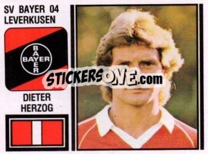 Figurina Dieter Herzog - German Football Bundesliga 1980-1981 - Panini