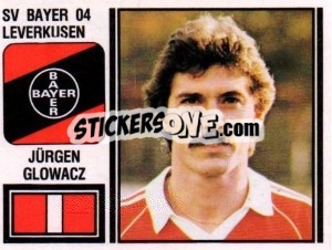 Cromo Jürgen Golwacz - German Football Bundesliga 1980-1981 - Panini
