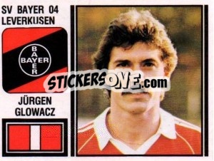 Figurina Jürgen Golwacz - German Football Bundesliga 1980-1981 - Panini