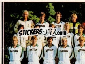 Sticker Mannschaft - German Football Bundesliga 1980-1981 - Panini