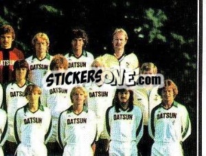 Sticker Mannschaft - German Football Bundesliga 1980-1981 - Panini