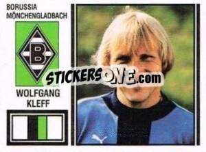 Cromo Wolfgang Kleff - German Football Bundesliga 1980-1981 - Panini