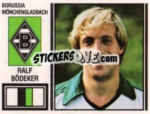 Sticker Ralf Bödeker - German Football Bundesliga 1980-1981 - Panini