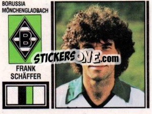 Figurina Frank Schäffer - German Football Bundesliga 1980-1981 - Panini