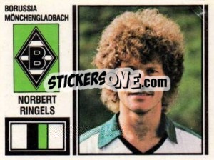 Sticker Norbert Ringels - German Football Bundesliga 1980-1981 - Panini