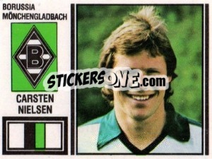 Sticker Carsten Nielsen - German Football Bundesliga 1980-1981 - Panini