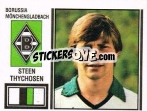 Figurina Steen Thychosen - German Football Bundesliga 1980-1981 - Panini