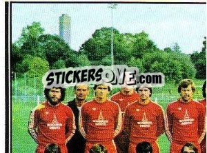 Sticker Mannschaft - German Football Bundesliga 1980-1981 - Panini