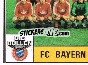 Sticker Mannschaft - German Football Bundesliga 1980-1981 - Panini