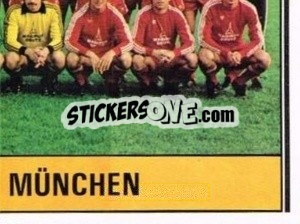 Sticker Mannschaft - German Football Bundesliga 1980-1981 - Panini