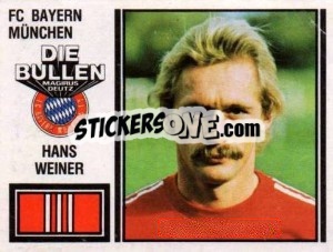 Figurina Hans Weiner - German Football Bundesliga 1980-1981 - Panini