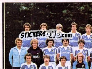 Sticker Mannschaft - German Football Bundesliga 1980-1981 - Panini