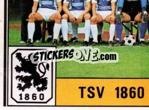 Sticker Mannschaft - German Football Bundesliga 1980-1981 - Panini