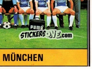 Sticker Mannschaft - German Football Bundesliga 1980-1981 - Panini