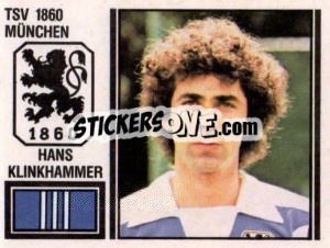 Figurina Hans Klinkhammer - German Football Bundesliga 1980-1981 - Panini