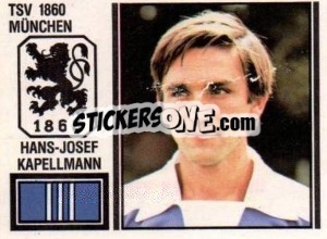 Sticker Hans-Josef Kapellmann - German Football Bundesliga 1980-1981 - Panini